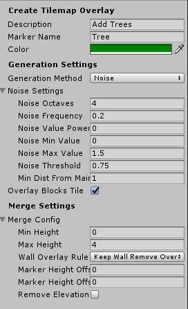 Create Tilemap Overlay Node properties