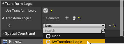 Assign an existing Transform Rule